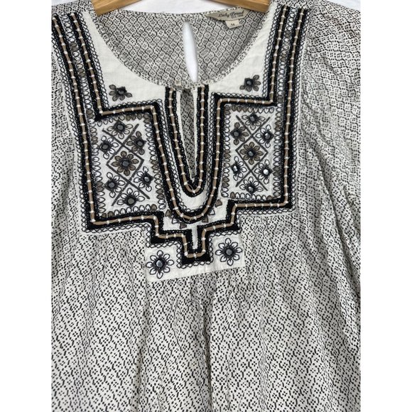 Lucky‎ Brand Long Sleeve Blouse sz Medium Multicolor - Picture 3 of 6